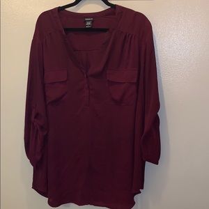 Cranberry blouse